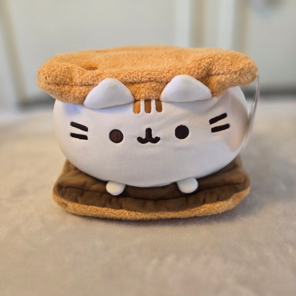 GUND Pusheen S’Mores Cat Plush Stuffed Animal NWT Soft Squishy